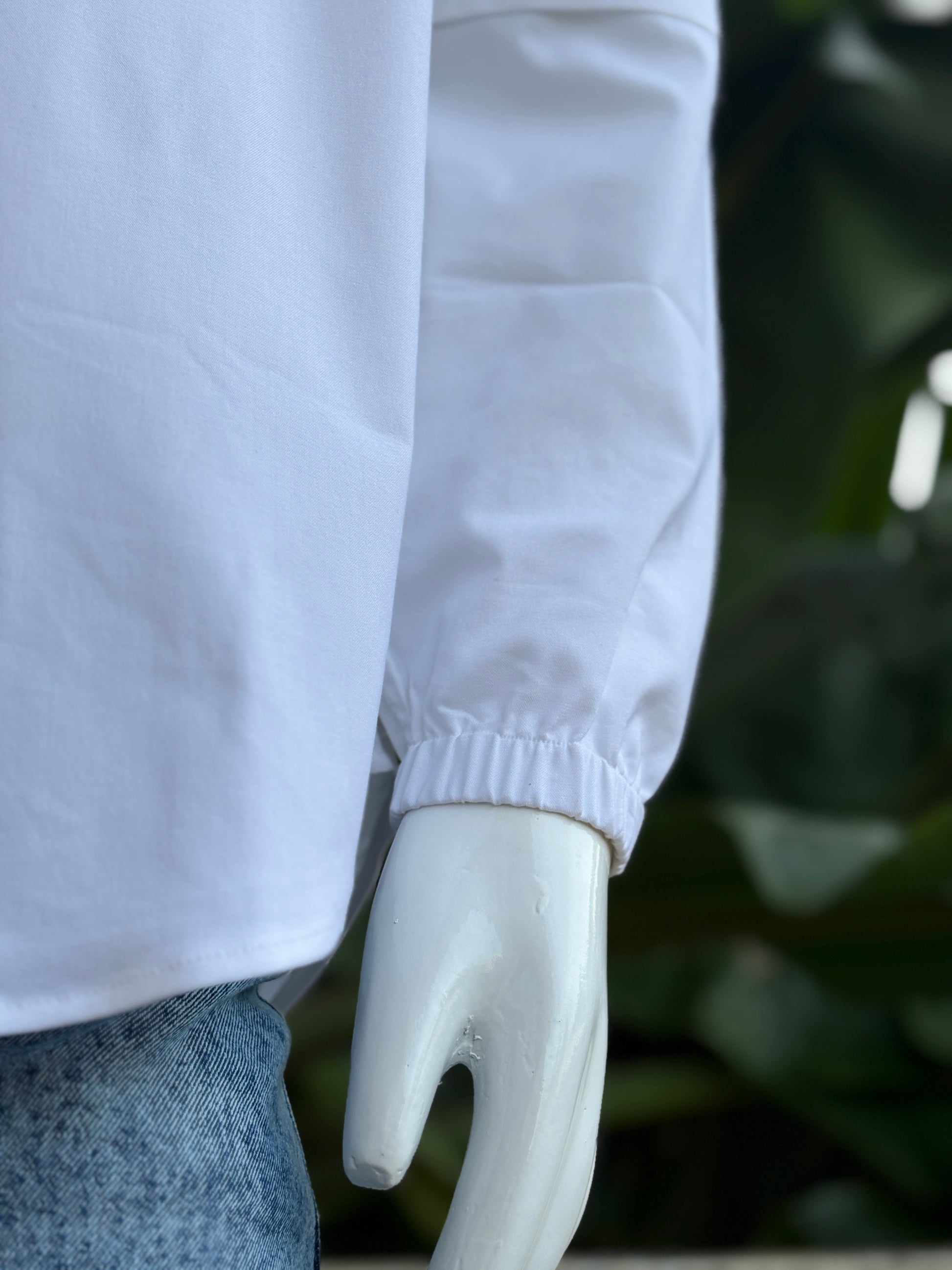 Doctor Sleeves White Printed Shirt