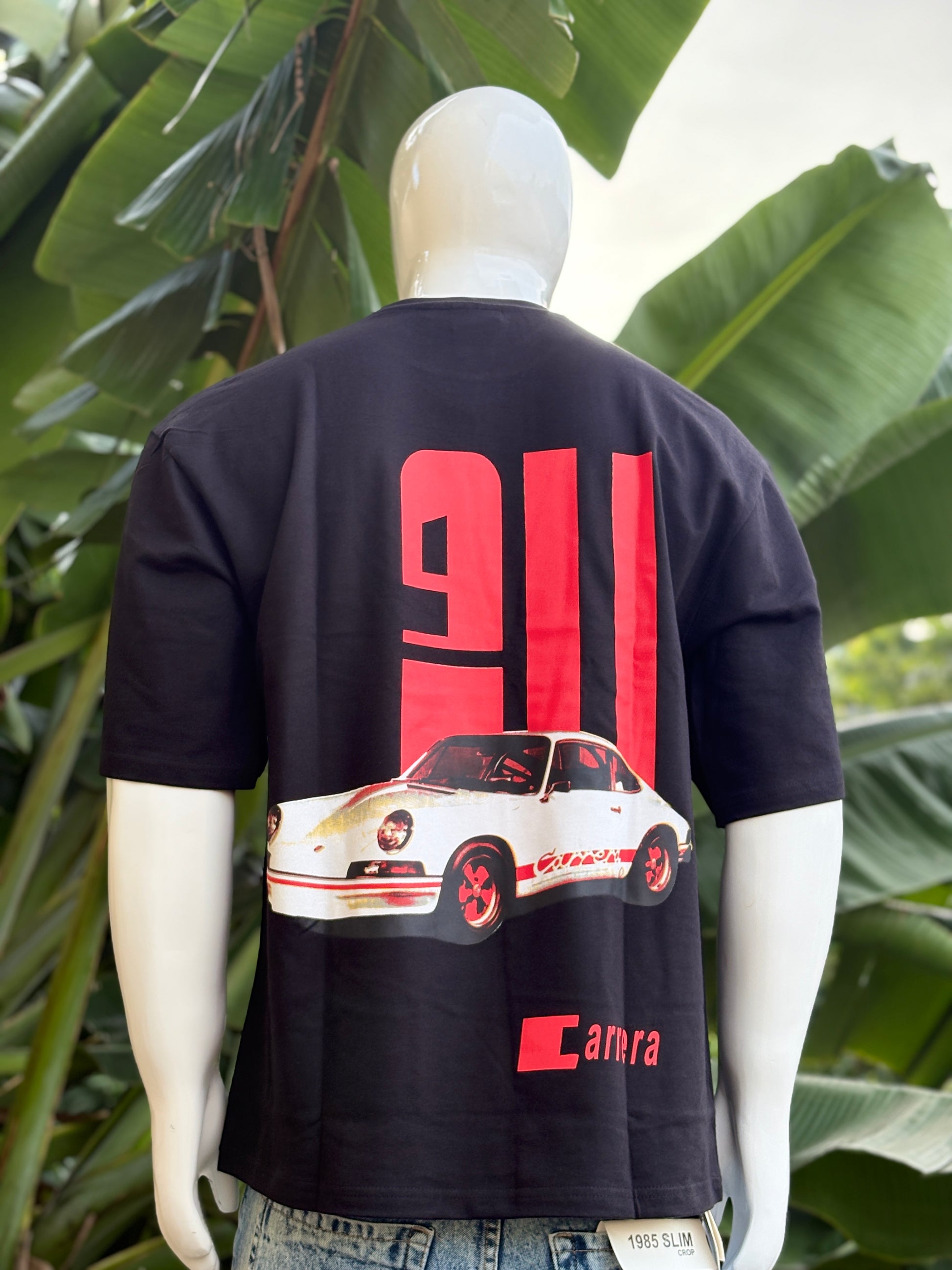 Car 911 Graphic Oversized T-Shirt