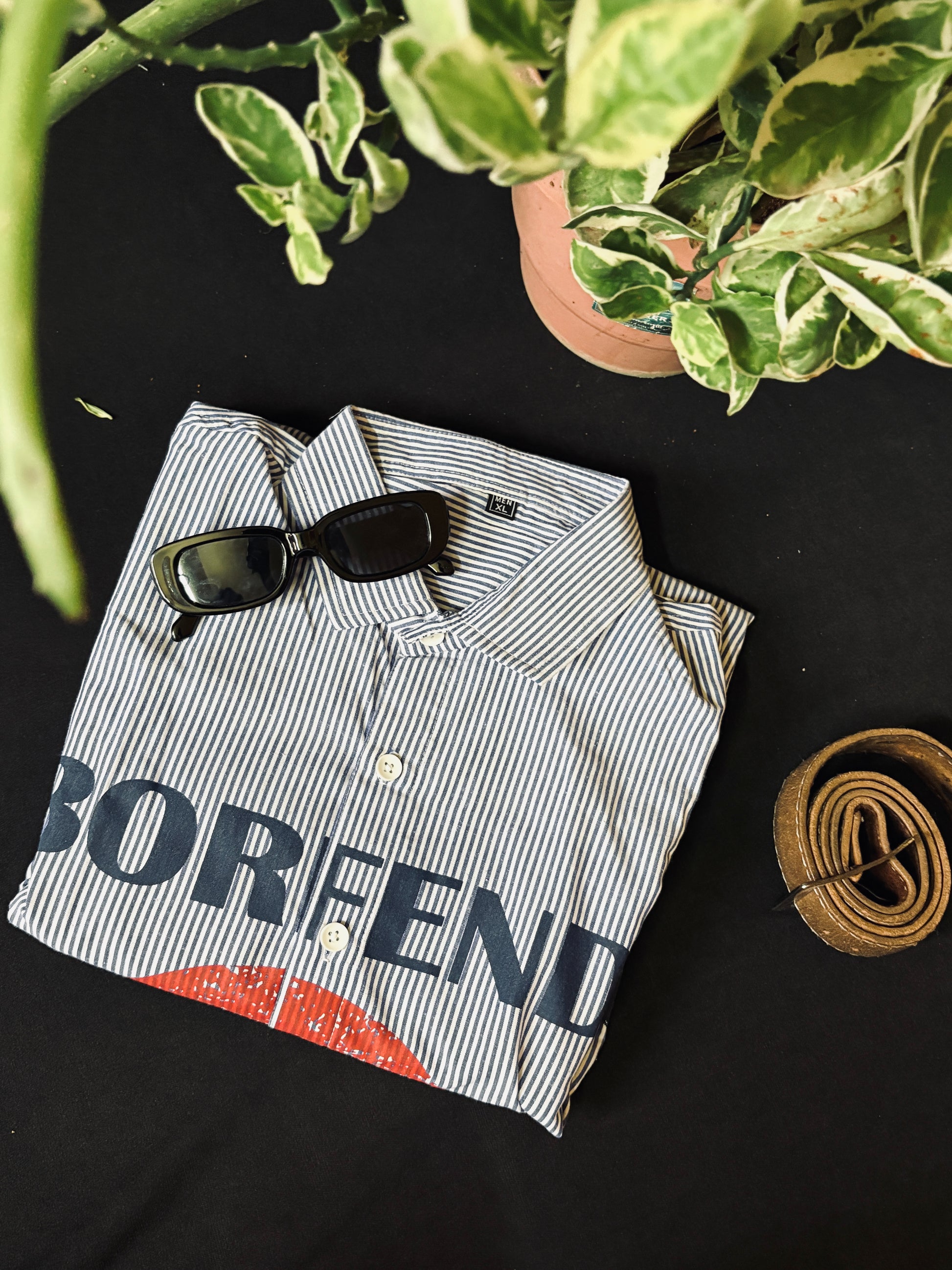 Blue Stripped Doctor Sleeve Shirt