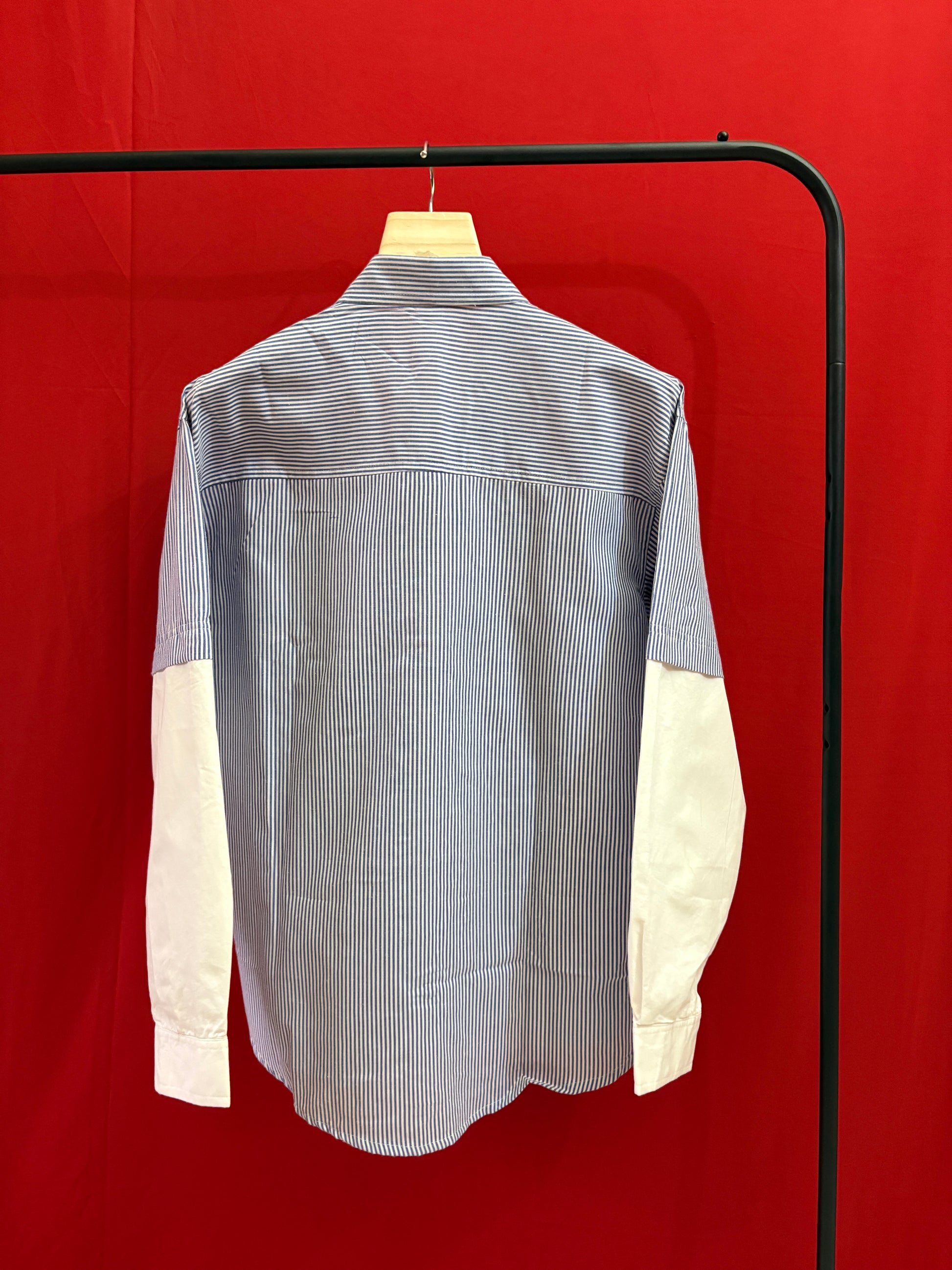 Blue Stripped Doctor Sleeve Shirt