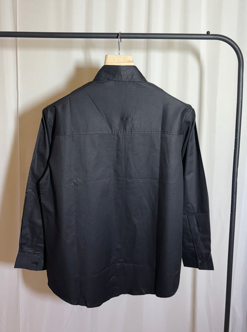 Black Graphic Printed Shirt