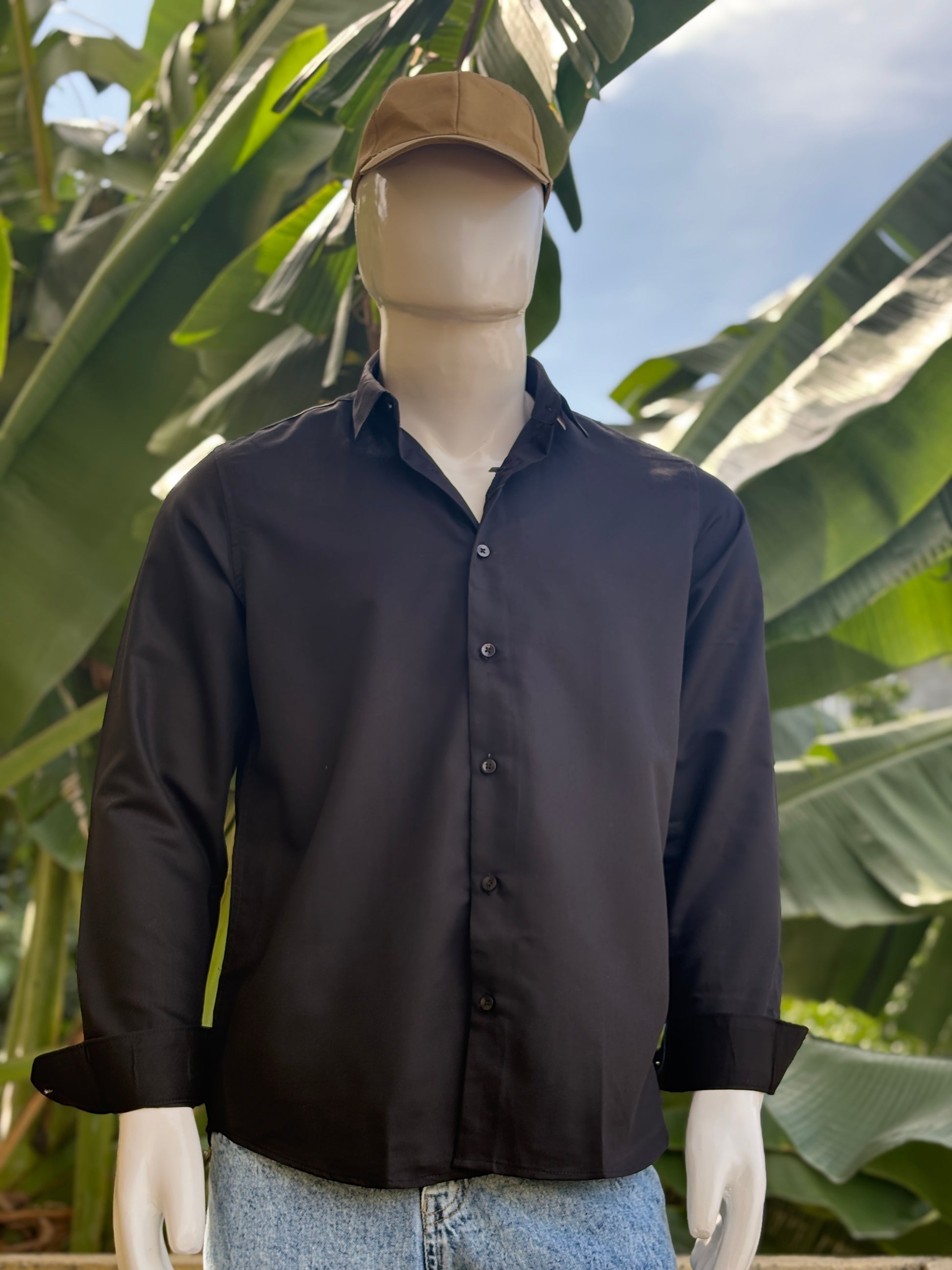 Plane Black Shirt