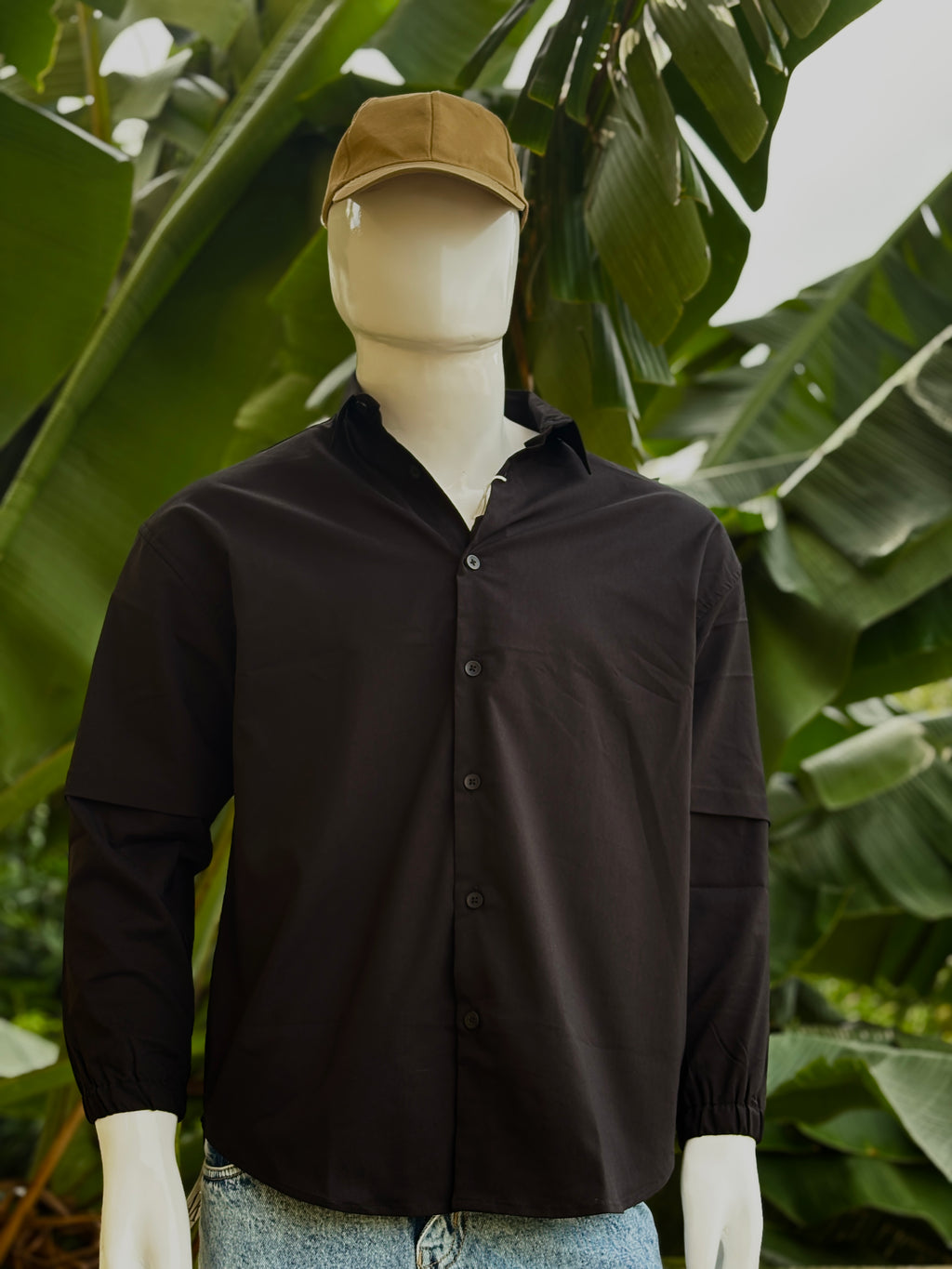 Doctor Sleeves Black back Printed Shirt