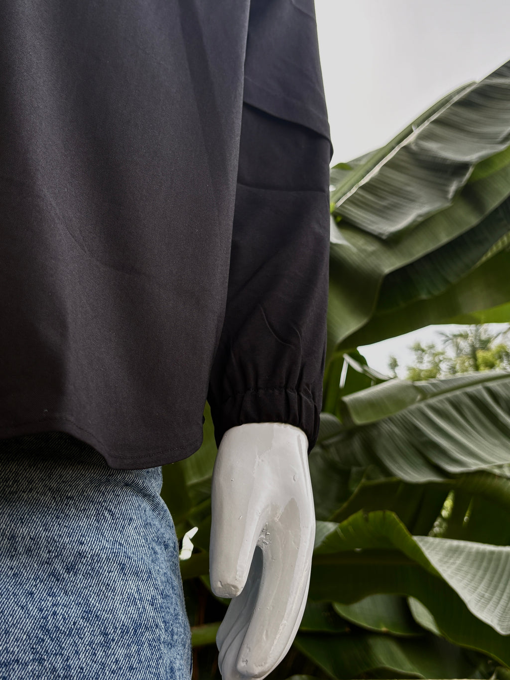 Doctor Sleeves Black back Printed Shirt