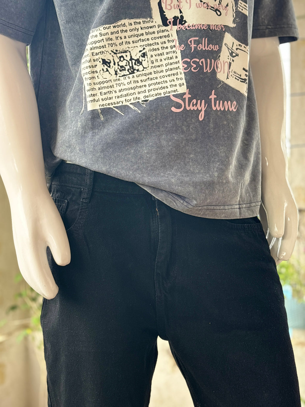 Black Mom Fit Jeans