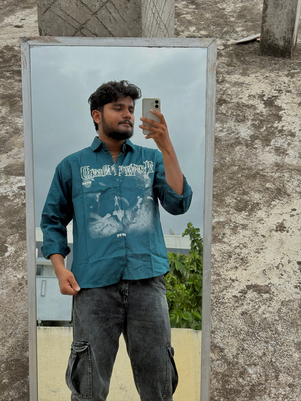 NowTrend TaleBlue Graphic Shirt