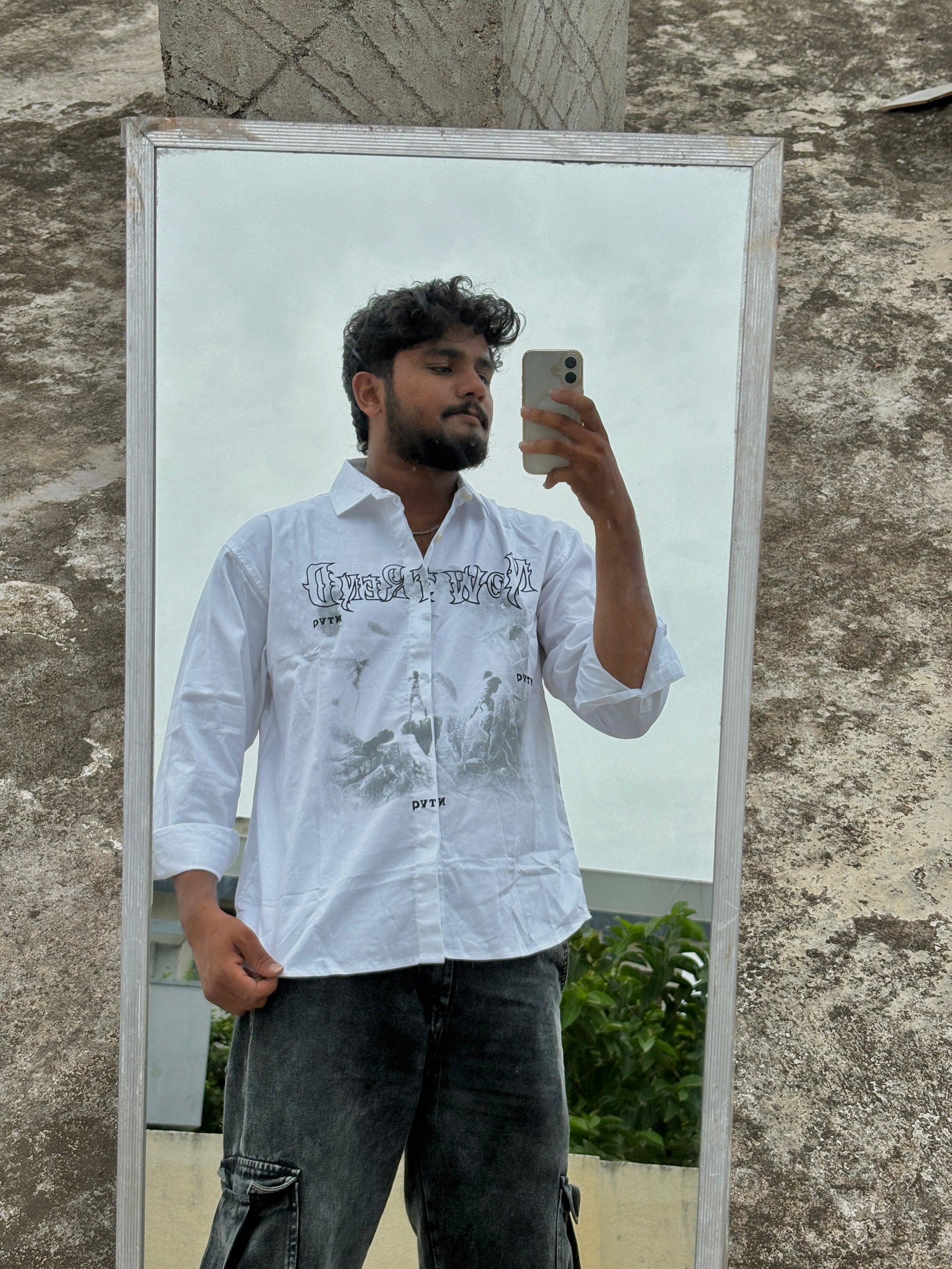 NowTrend White Graphic Shirt