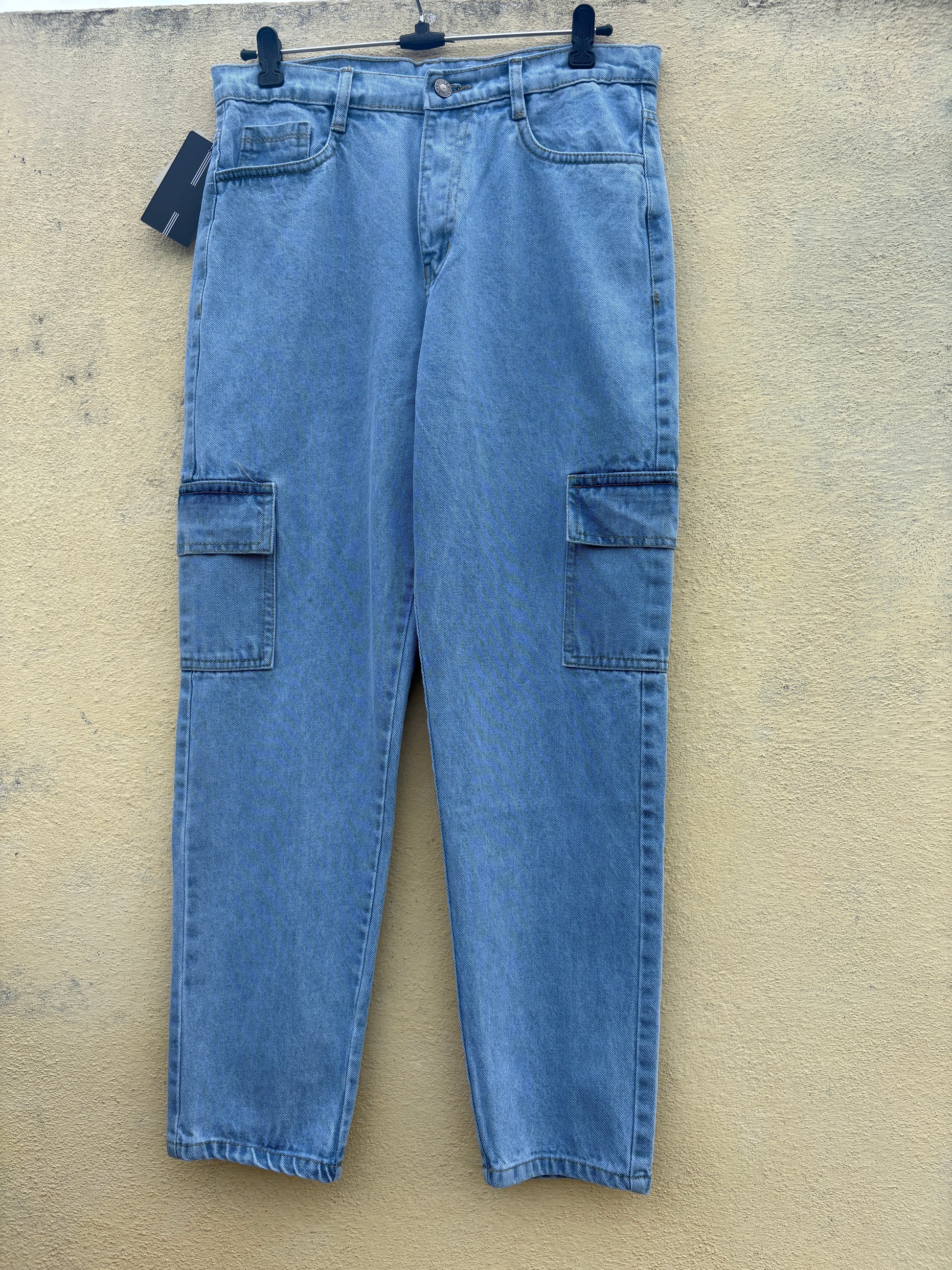 Blue Cargo Jeans
