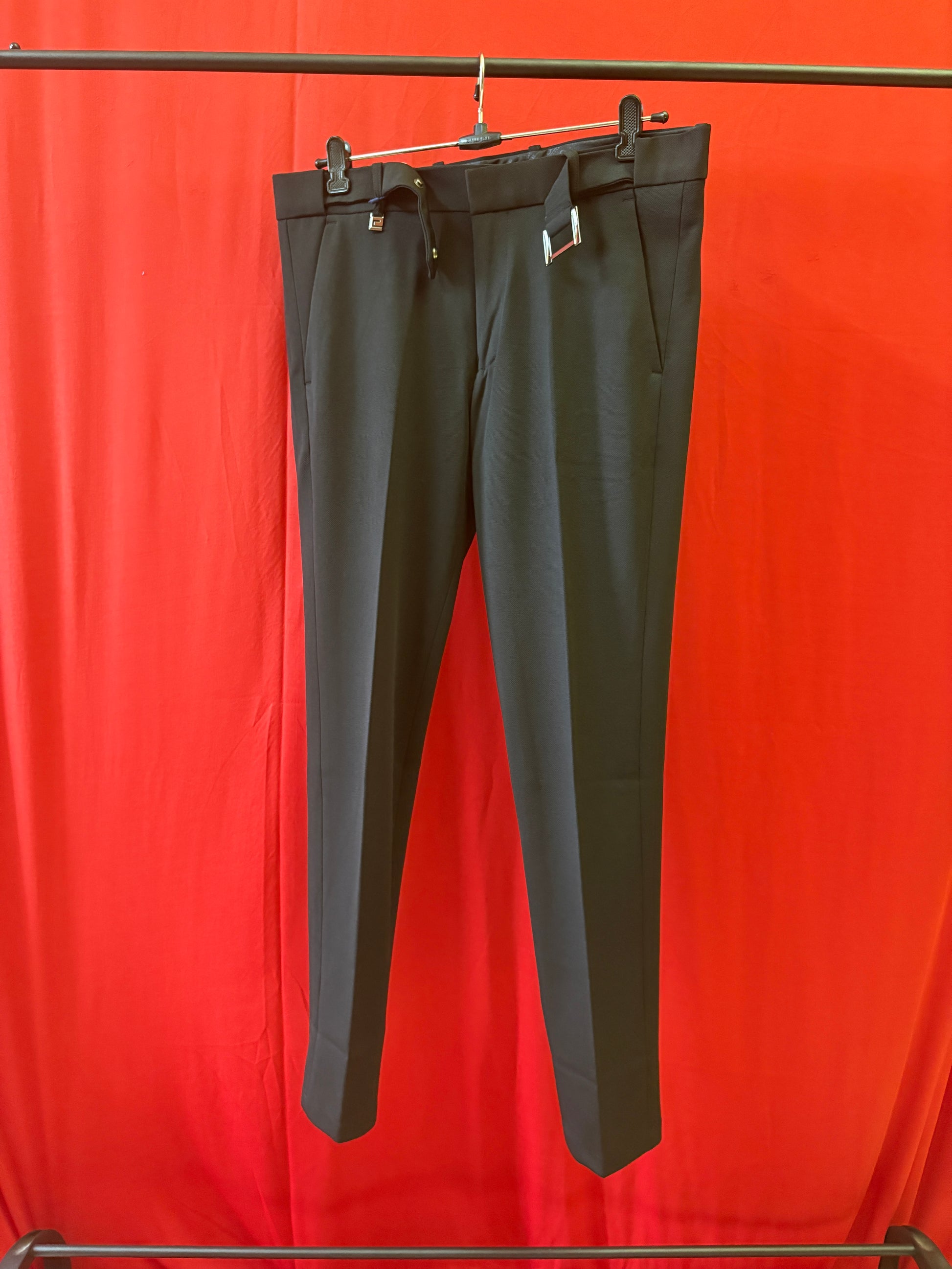 Slim Fit Black Formal Trouser